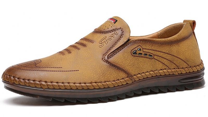 Męskie Mokasyny Buty Codzienne Betan - Czarny