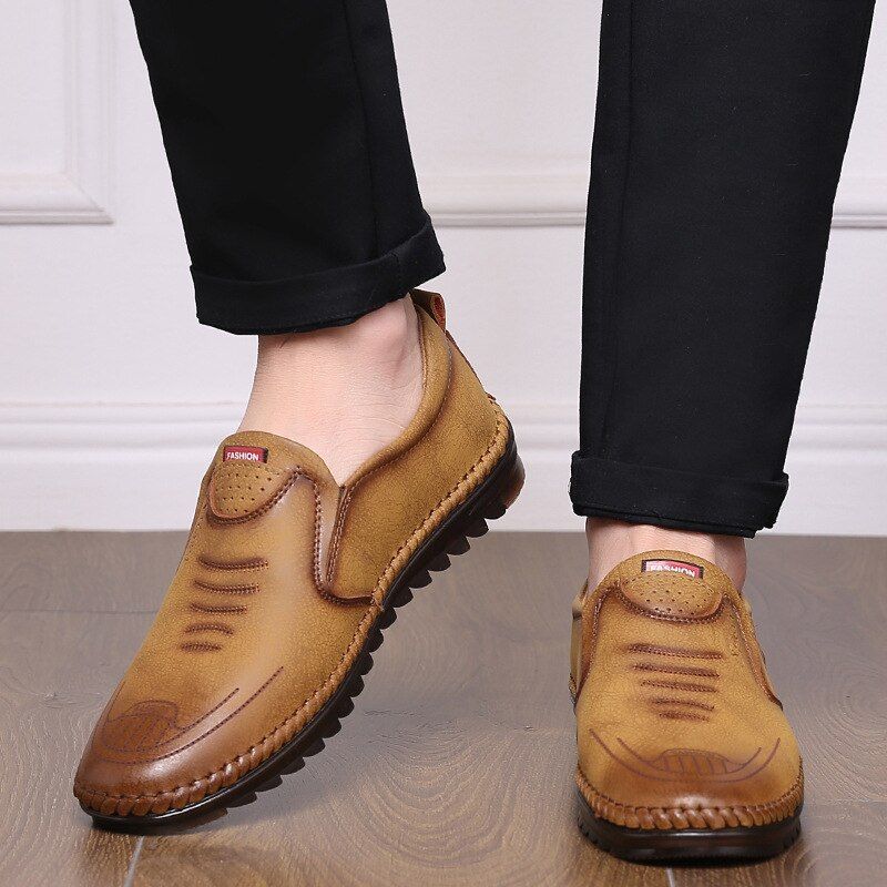 Męskie Mokasyny Buty Codzienne Betan - Czarny