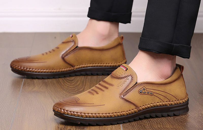 Męskie Mokasyny Buty Codzienne Betan - Czarny