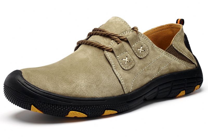 Męskie Mokasyny Buty Codzienne Fede - Khaki