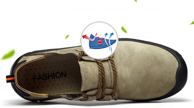 Męskie Mokasyny Buty Codzienne Fede - Khaki