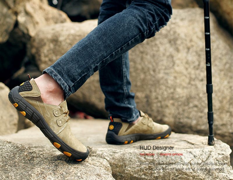 Męskie Mokasyny Buty Codzienne Fede - Khaki