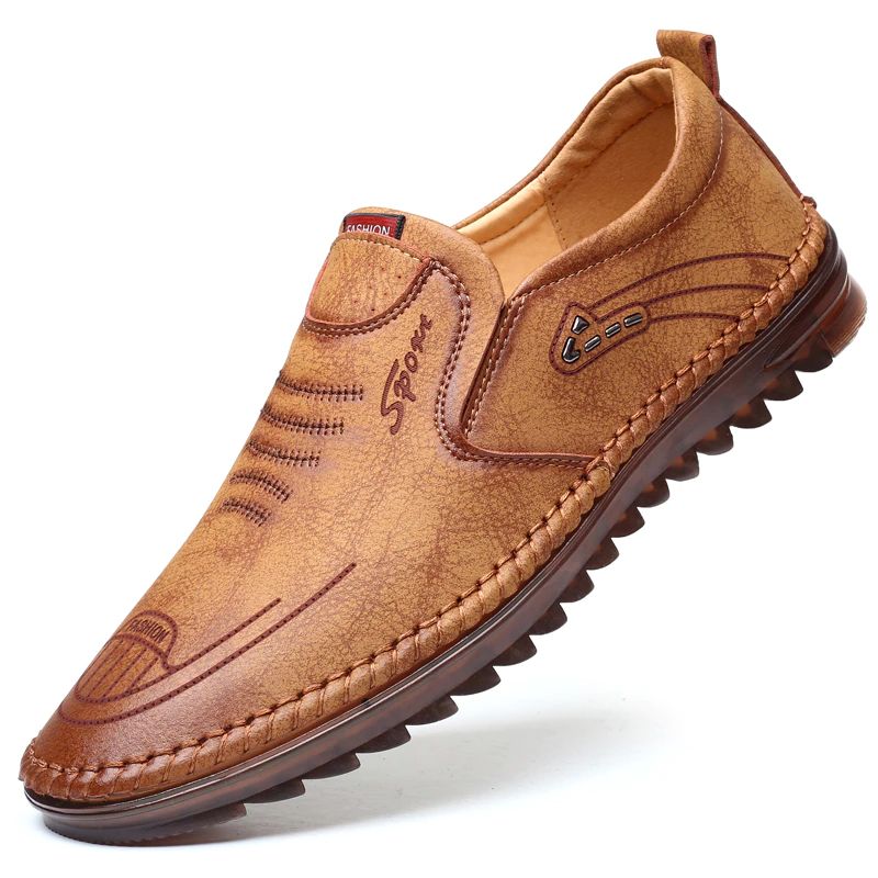 Męskie Mokasyny Buty Codzienne Fernando - Brązowy