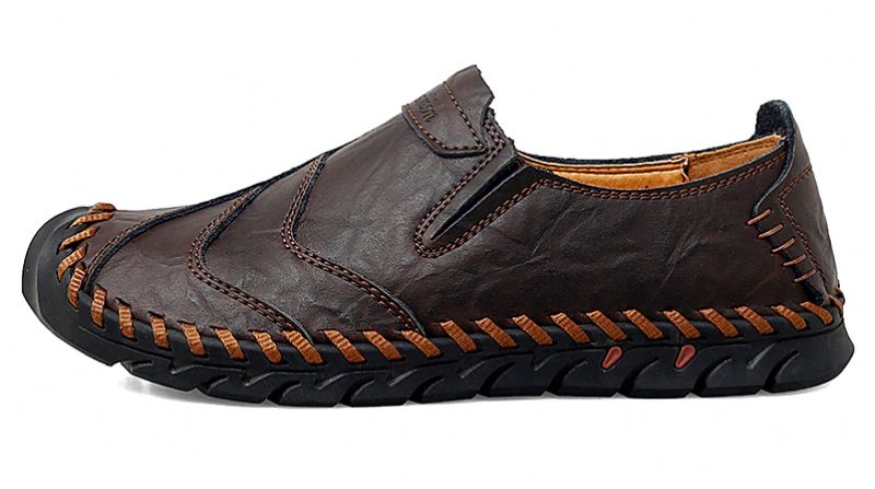 Męskie Mokasyny Buty Codzienne Florenzio - Kawa