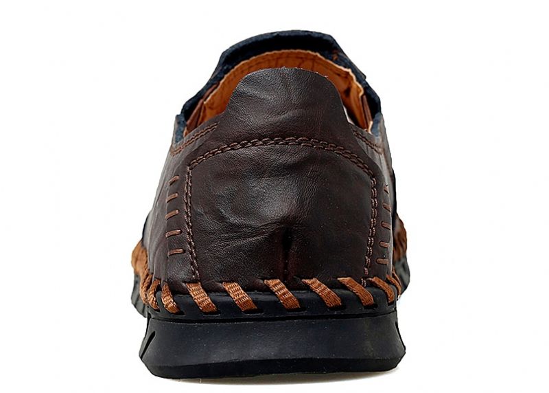 Męskie Mokasyny Buty Codzienne Florenzio - Kawa
