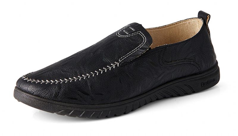 Męskie Mokasyny Buty Codzienne Ryan - Czarny