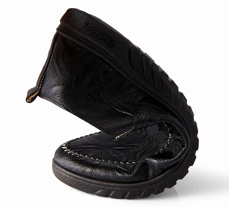 Męskie Mokasyny Buty Codzienne Ryan - Czarny
