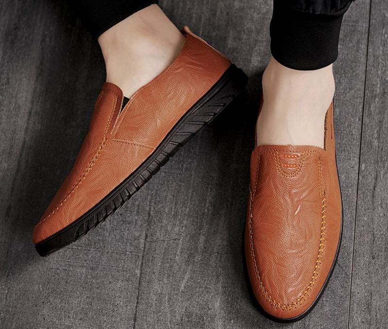 Męskie Mokasyny Buty Codzienne Ryan - Czarny
