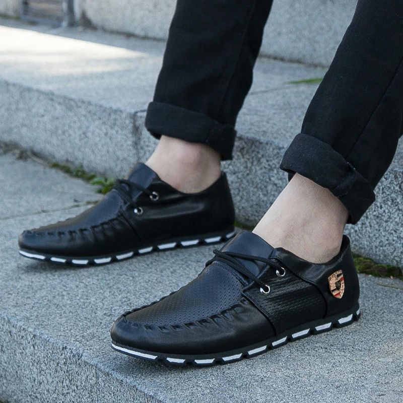 Męskie Mokasyny Buty Codzienne Teodoro - Czarny