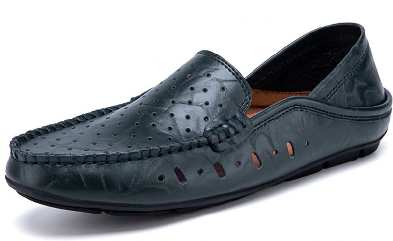 Męskie Mokasyny Buty Codzienne Victor - Granatowy