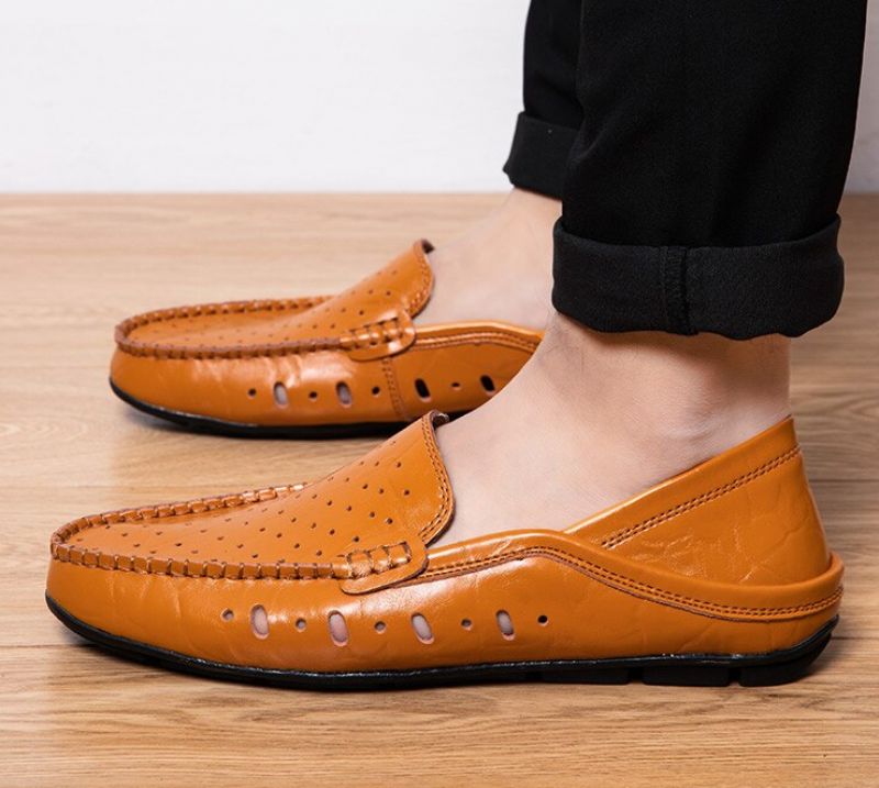 Męskie Mokasyny Buty Codzienne Victor - Granatowy