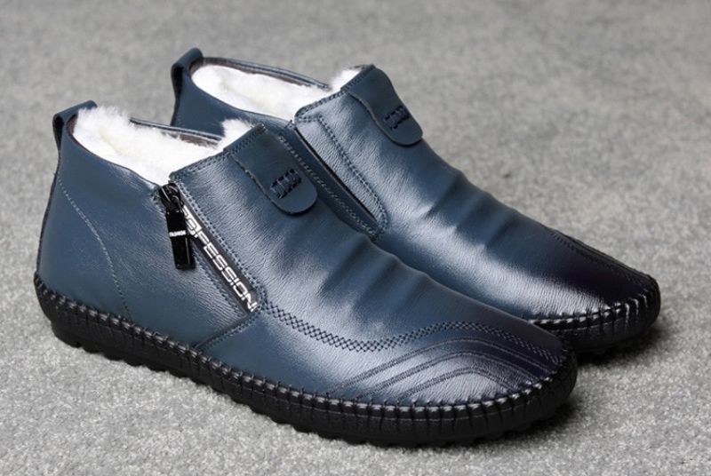 Męskie Mokasyny Buty Śnieżne Olimar - Brązowy