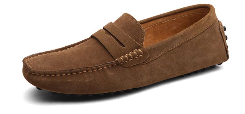 Męskie Mokasyny Camacho - Khaki