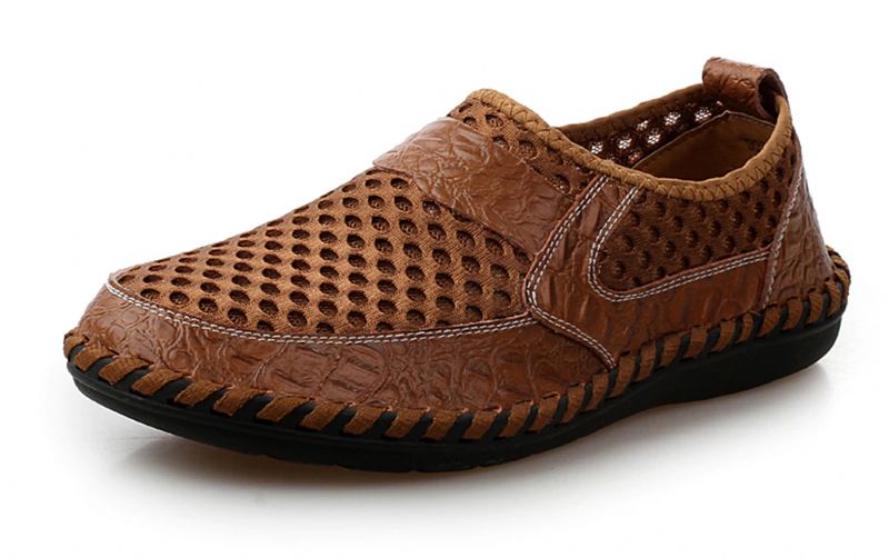 Męskie Mokasyny Casual Slipper Travis - Brązowy