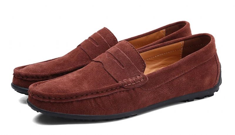 Męskie Mokasyny Kashi Buty Codzienne - Burgund