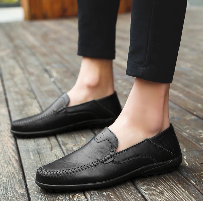 Męskie Mokasyny Rodrygo Buty Codzienne - Czarny