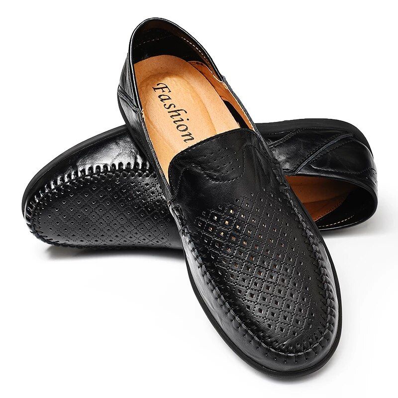 Męskie Mokasyny Rodrygo Buty Codzienne - Czarny