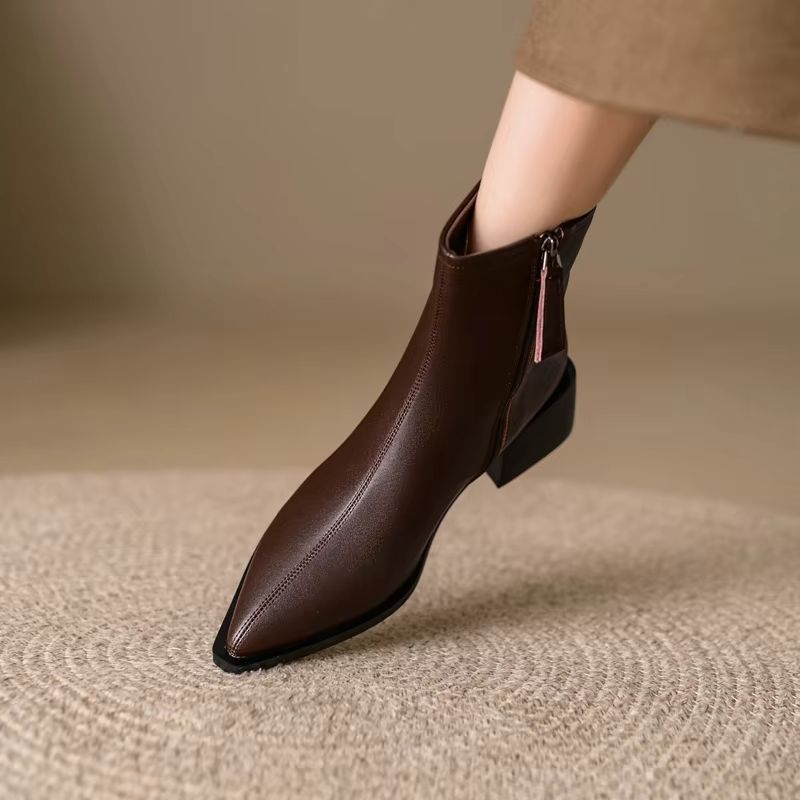 Midory Damskie Buty Ze Szpiczastym Noskiem - Czarna