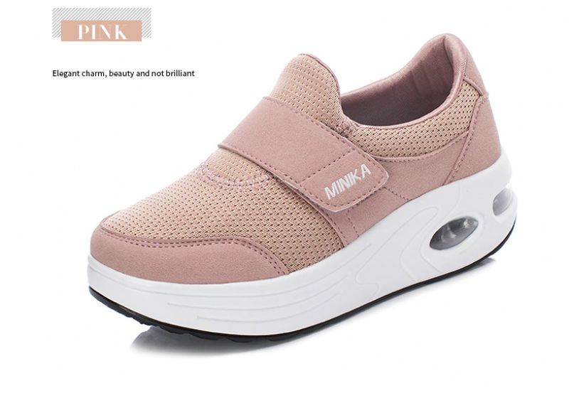 Miki Damskie Wygodne Buty Na Platformie - Fioletowy