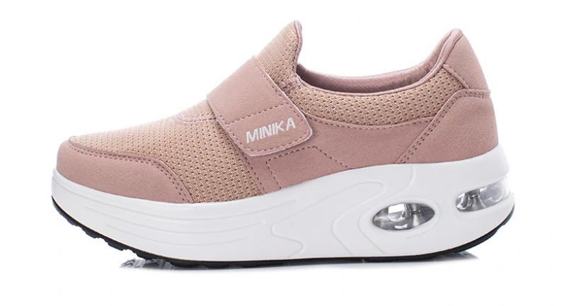 Miki Damskie Wygodne Buty Na Platformie - Fioletowy