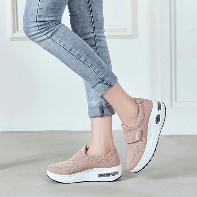 Miki Damskie Wygodne Buty Na Platformie - Fioletowy