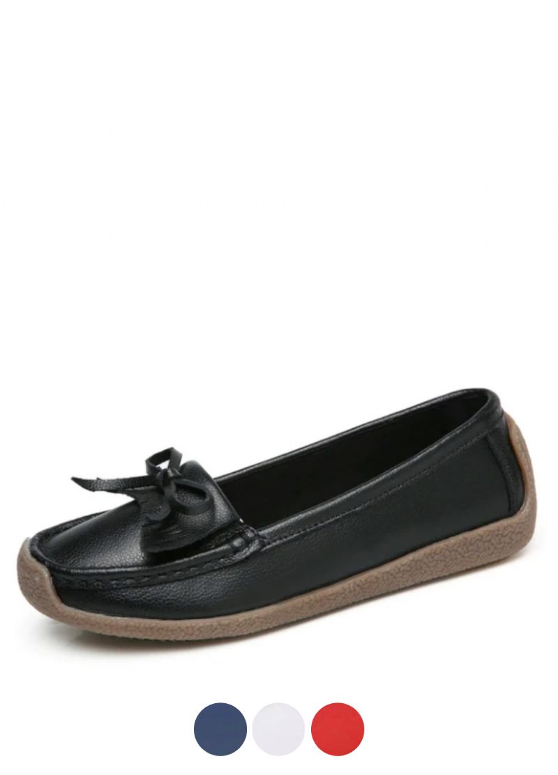 Mila Damskie Mokasyny Czarne Buty