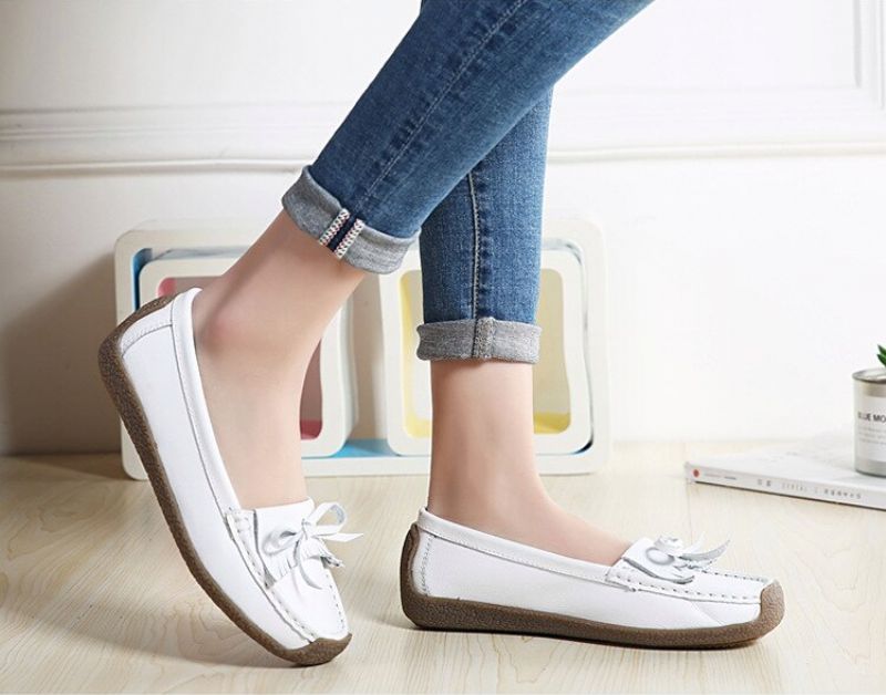 Mila Damskie Mokasyny Czarne Buty - Czarny