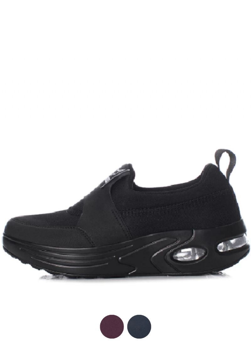 Milan Damskie Buty Platformowe Czarne