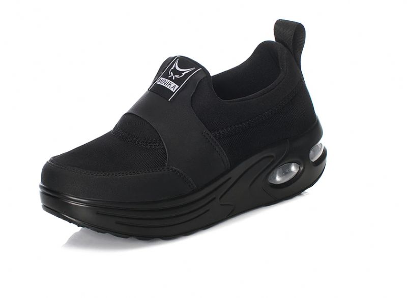 Milan Damskie Buty Platformowe Czarne - Czarny