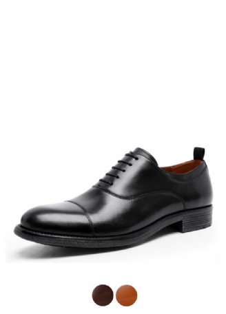 Milan Męskie Skórzane Buty Oxford