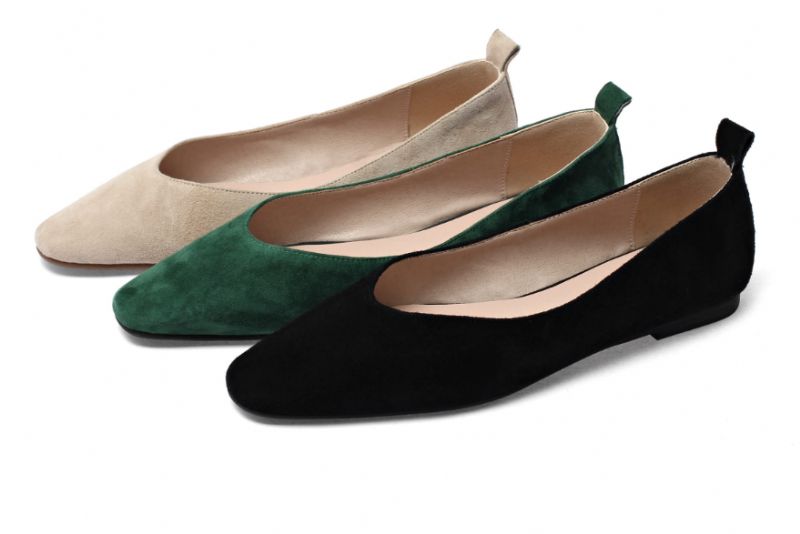 Milena Damskie Płaskie Buty - Morelowy