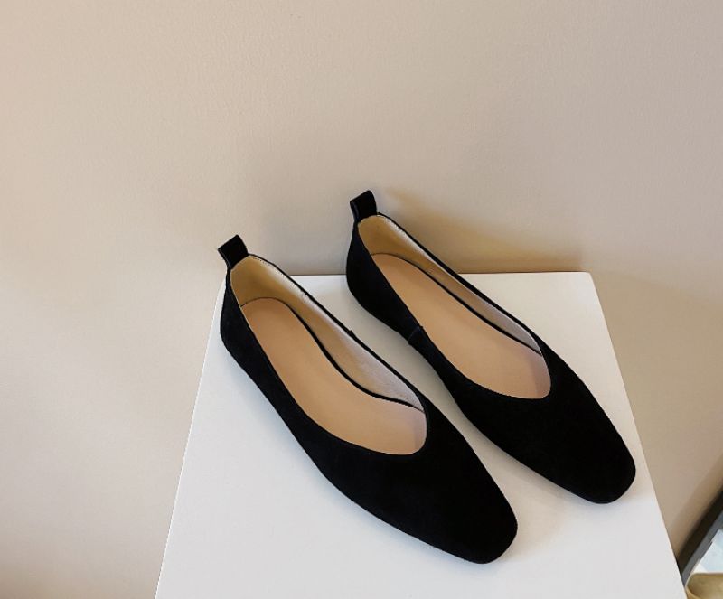 Milena Damskie Płaskie Buty - Morelowy