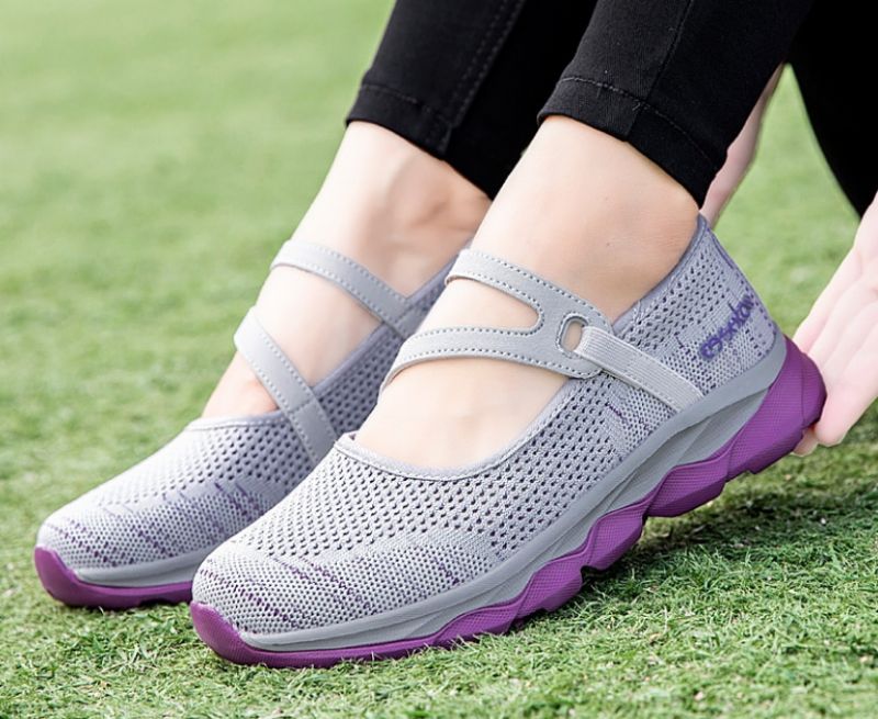 Miliani Damskie Wsuwane Buty Do Chodzenia - Czarny