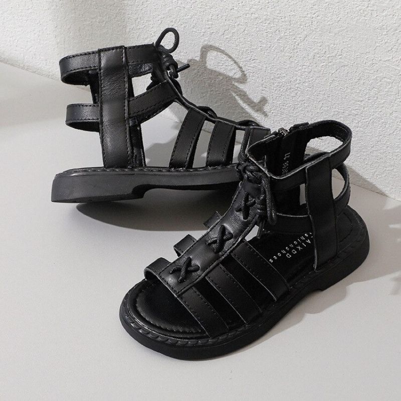 Minerva Dziewczęce Sandały Gladiator - Beżowy