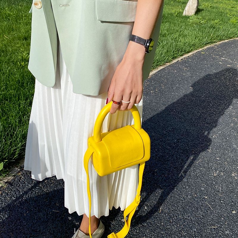 Mini Torebka Damska Puig Leather Crossbody - Niebieski