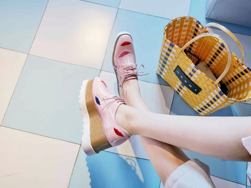 Miquel Damskie Platformy Czarne Buty - Czarny