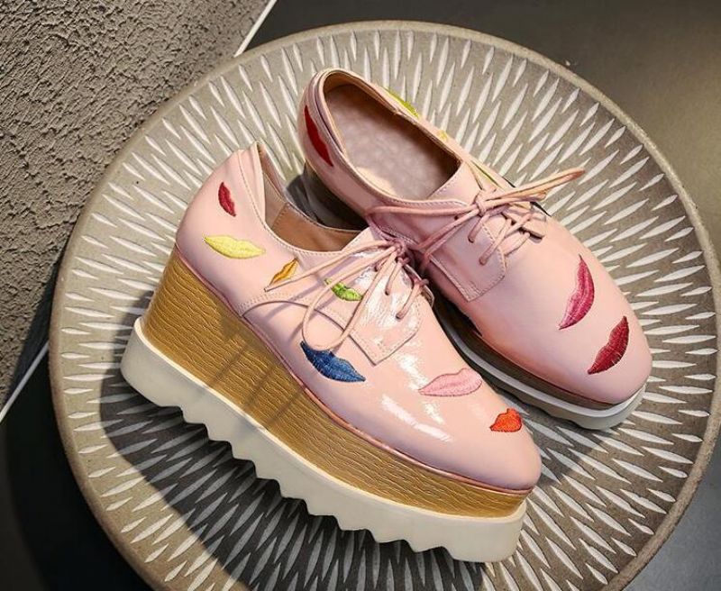 Miquel Damskie Platformy Czarne Buty - Czarny