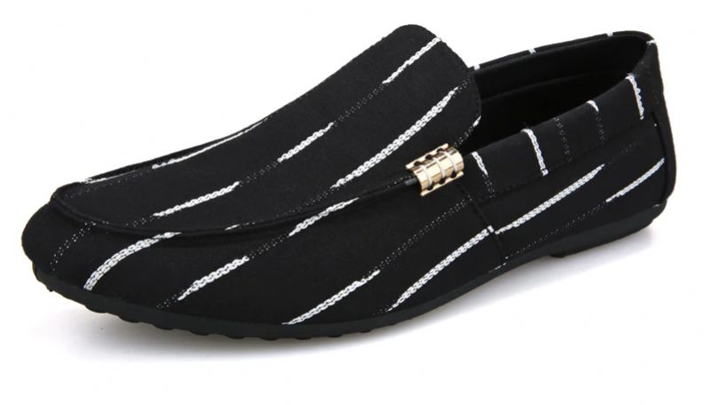 Mixi Mokasyny Męskie Buty Casualowe - Czarny