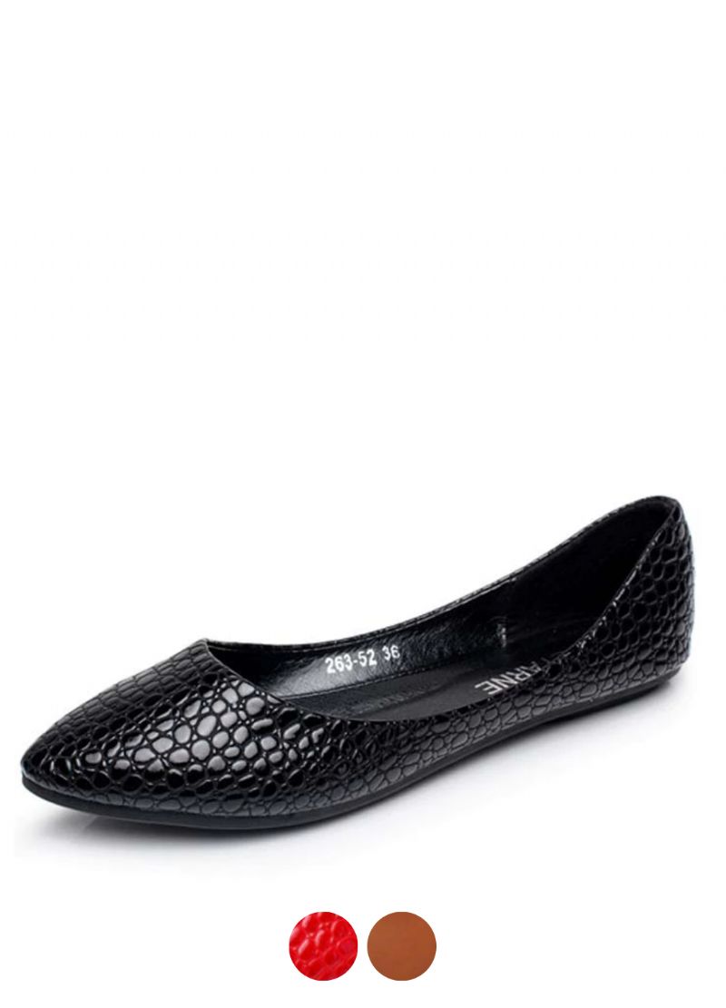 Modesta Damskie Płaskie Codzienne Skórzane Buty