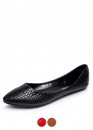 Modesta Damskie Płaskie Codzienne Skórzane Buty