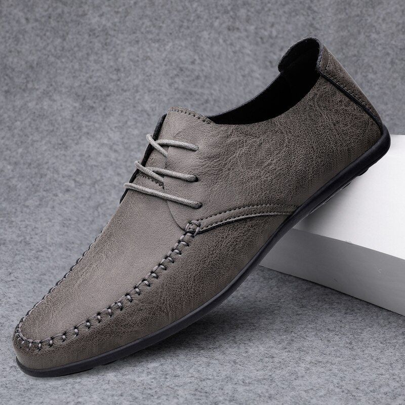 Modne Buty Mokasyny Męskie Kluiv - Czarny