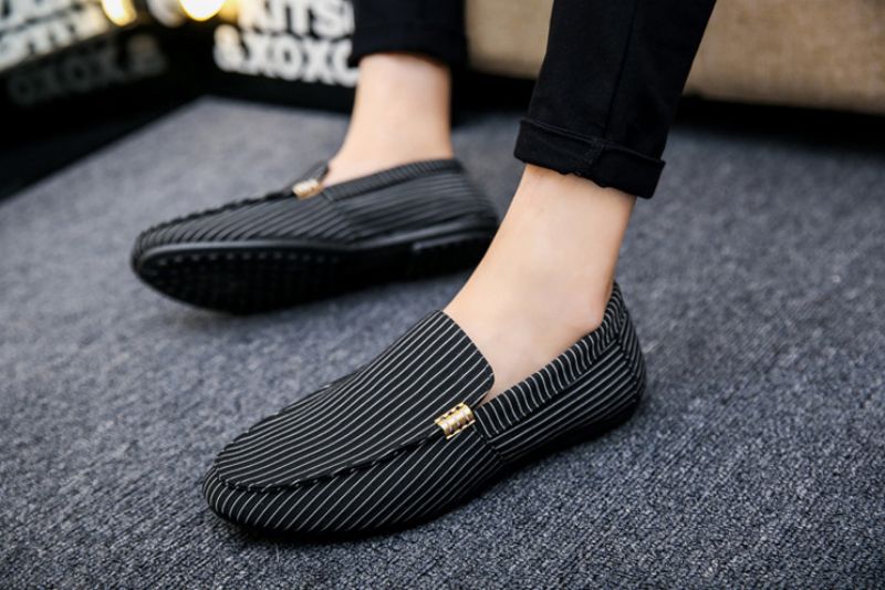 Mokasyny Męskie Zelda Casual - Czarny