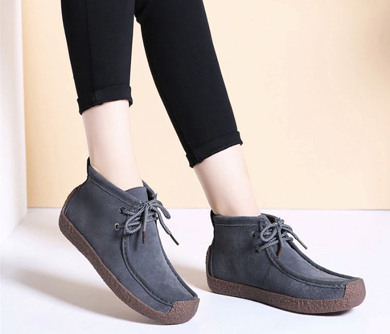 Molina Ankle Length Booties - Brązowy