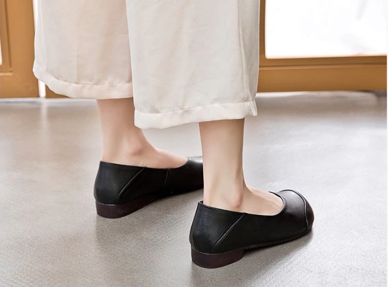 Moly Damskie Płaskie Buty - Beżowy
