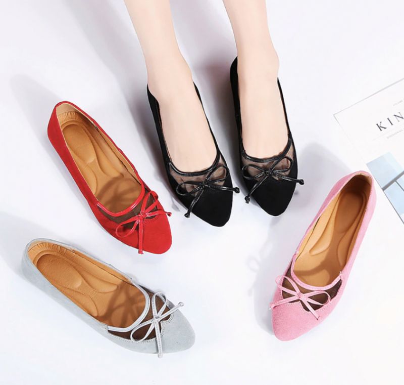 Morrigan Damskie Płaskie Buty - Czarny