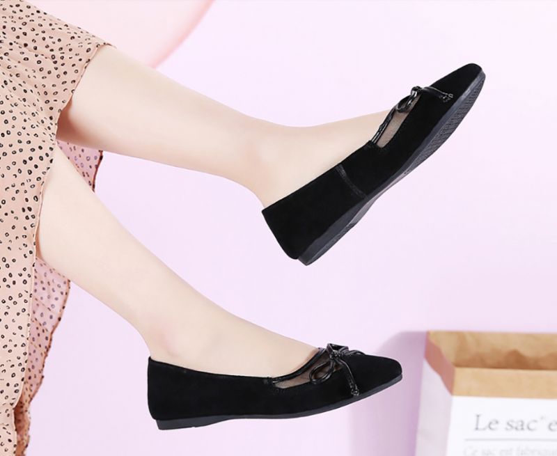 Morrigan Damskie Płaskie Buty - Czarny