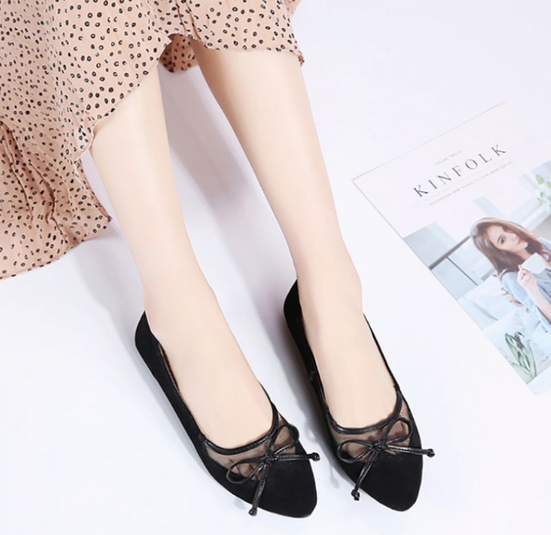 Morrigan Damskie Płaskie Buty - Czarny