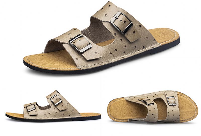 Muller Męskie Sandały Casualowe - Khaki