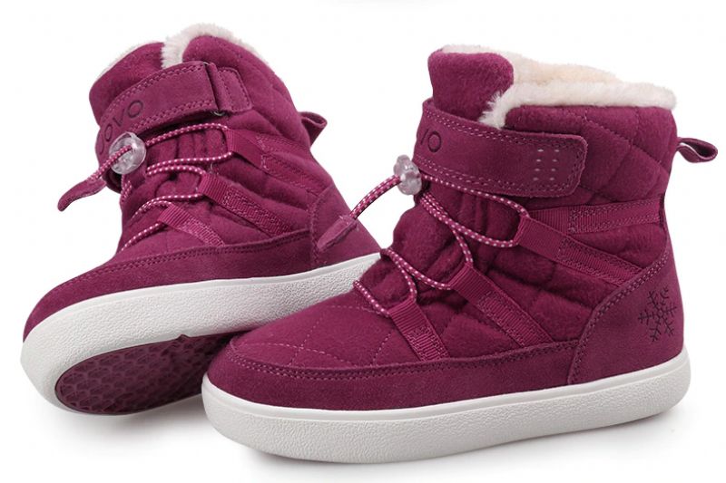 Muñoz Dla Obu Płci Dziecięce Zimowe Buty - Granatowe futro