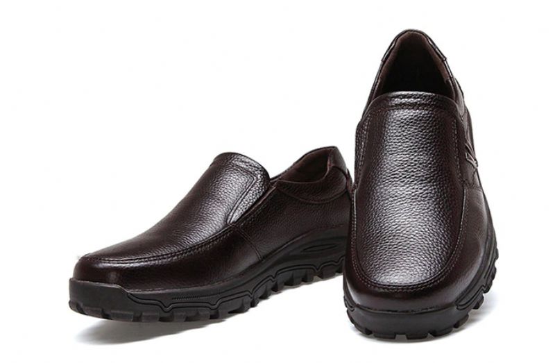 Muslera Męskie Mokasyny Buty Eleganckie - Kawa